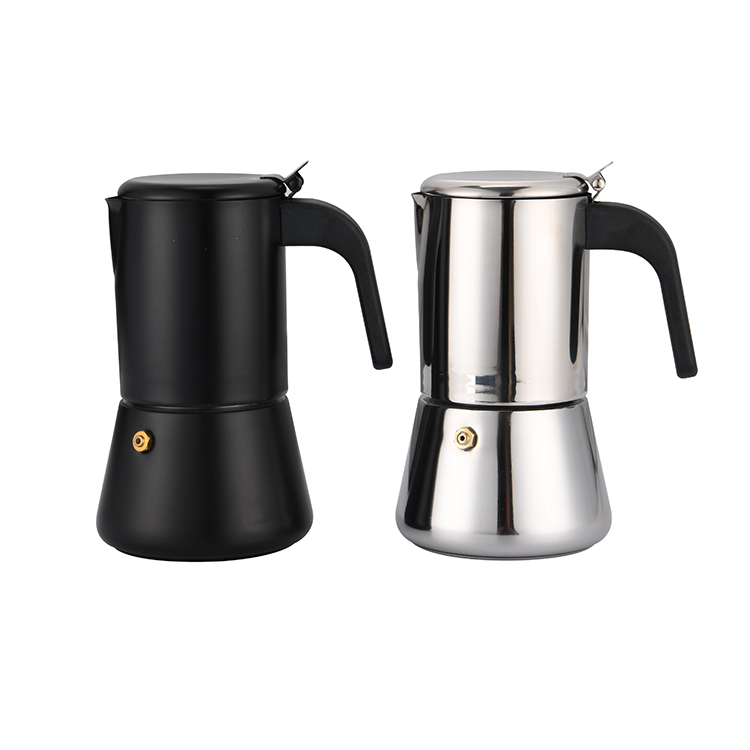 Season and Stir™ Thiru Espresso Maker Stainless Steel, Moka Pot