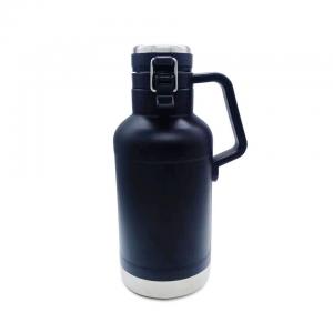 32oz/64oz double walled 18/8 stainless steel beer growler with handle, stainless steel Keep beer cold and Carbonated growler