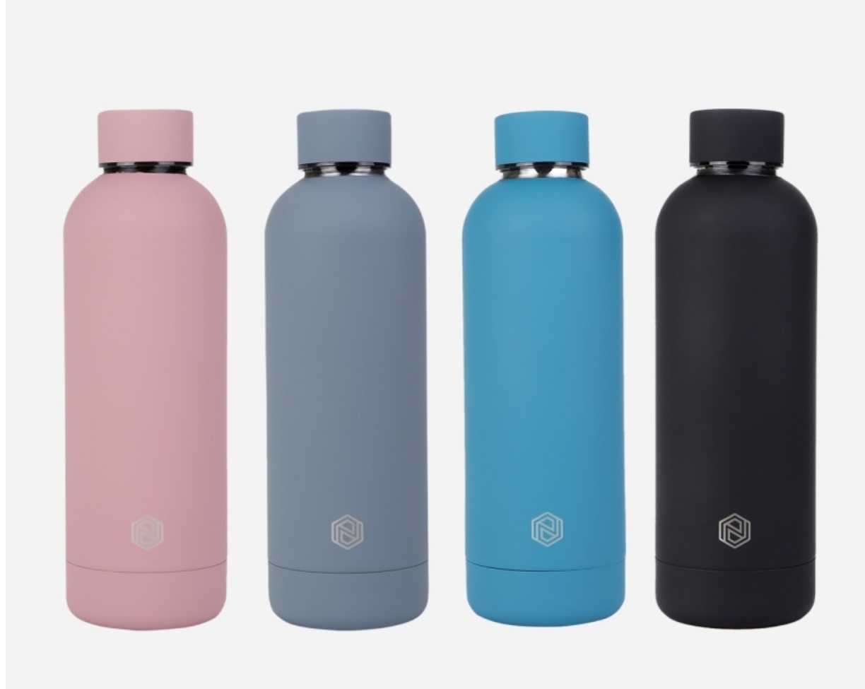 500Ml Matte Stainless Steel Vacuum Insulated Hot Cold Water Bottle