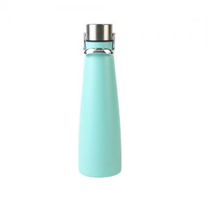 500ml new-design Pyramid shape double wall stainless steel vacuum flask portable water bottle for outdoor sport camping with screw lid