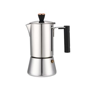 6-cup Stovetop Portable Manual Coffee Espresso Maker Espresso Moka Pot with a factory price